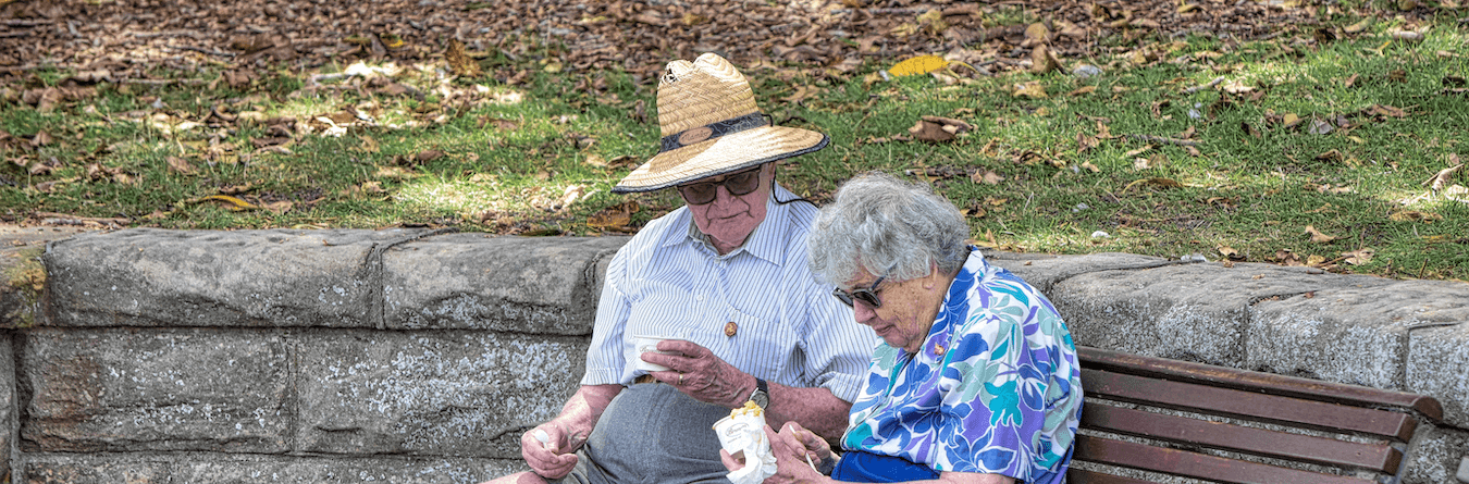 seniors in park