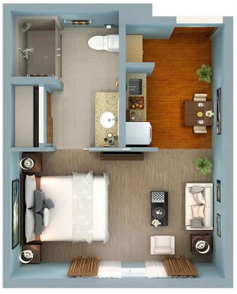 Sunny Vista Senior Living Community in Colorado Springs, CO - mesa 1 bdrm 350 sq ft assisted living
