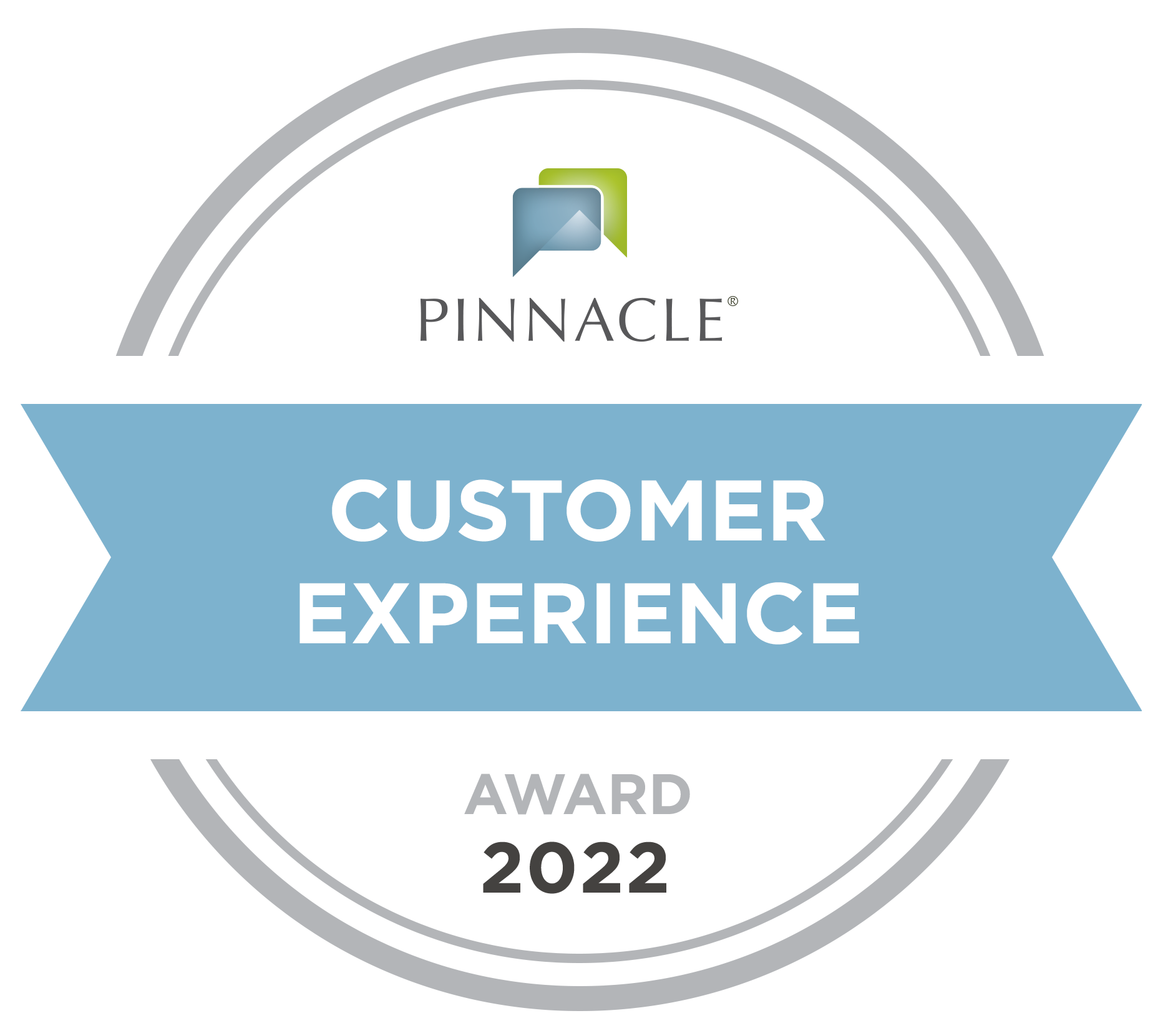 Pinnacle Customer Experience Award 2022 image.