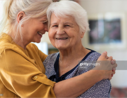 Memory Care staff with Residents