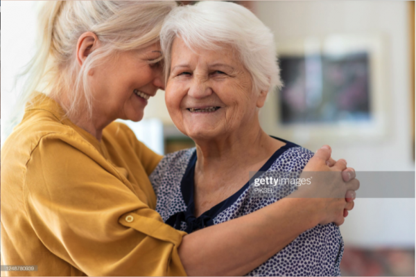Memory Care staff with Residents