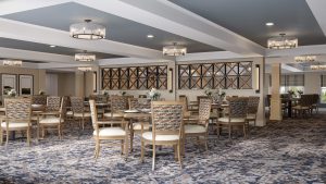 Rendering of renovated Someren Glen dining room