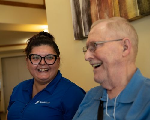 Bonnie, PCP-to-CNA Program participant, and Someren Glen resident