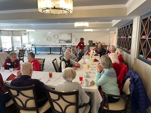 Holiday Meal in Someren Glen's Renovated Dining Room